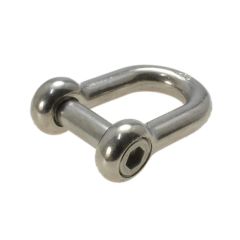 6mm x 24mm Stainless A4-70 G316 Internal Hex Pin Dee Shackles