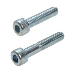 M2.5 x 0.45p Metric Coarse Zinc Class 12.9 Socket (2mm Key) Head Cap Screws DIN 912