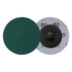 50mm x 36 Grit Ultra Coarse Quick Change Roloc Disc Green Klingspor QRC409 295340