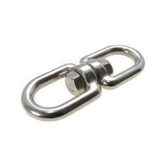 6mm x 65mm Stainless A4-70 G316 Swivel Eye + Eye