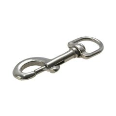 12mm x 76mm Stainless A4-70 G316 Swivel Eye Snaps