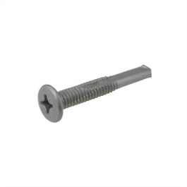 Pozi Flange Tappers Timber & Metal Flanged Wafer Head BLACK Self-Tapping Screws 